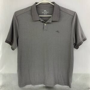 Tommy Bahama Men's XXL Gray Bala Shark Performance Polo Shirt